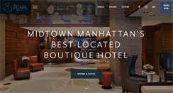 Desktop Screenshot of pearlhotelnyc.com